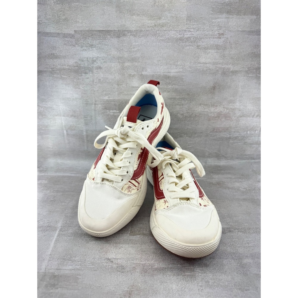 Vans UltraRange EXO Cream Burgundy Tropical Aloha Print Mens 5.5 Womens 7